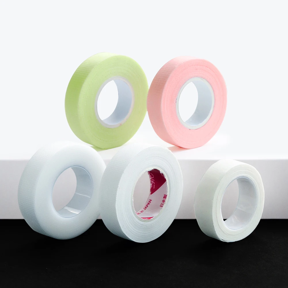 5 Medical Eyelash Extension Lint Free White Paper Under Patches Eye Tapes Medical PE False Lash Extension Wrap Tape Set