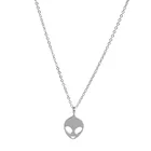 Ожерелье женское POPACC, серебристого цвета, 1 шт.