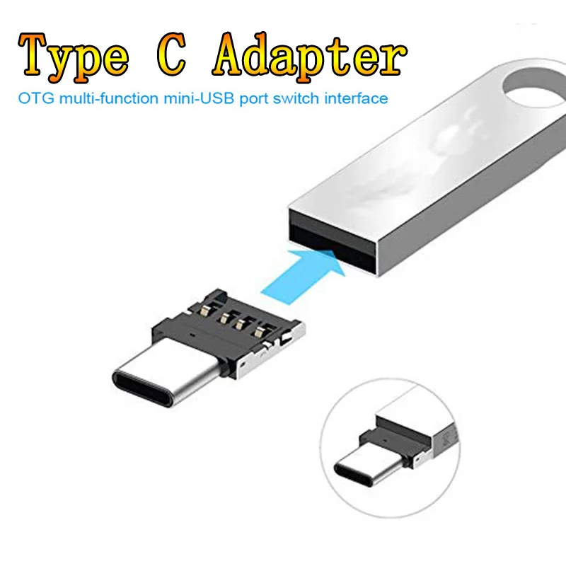 Адаптер Type-C OTG многофункциональный преобразователь USB-интерфейса в адаптер