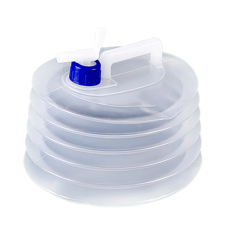 

HARDIRON Outdoor Camping Folding Water Bag Car Camping Plastic Folding Bucket PE Compression Expansion Bottle Water Bottle