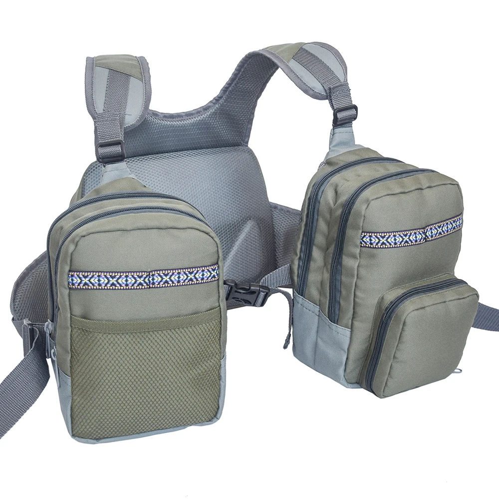 Жилет с несколькими карманами для ловли нахлыстом уличный рыболовный нагрудной