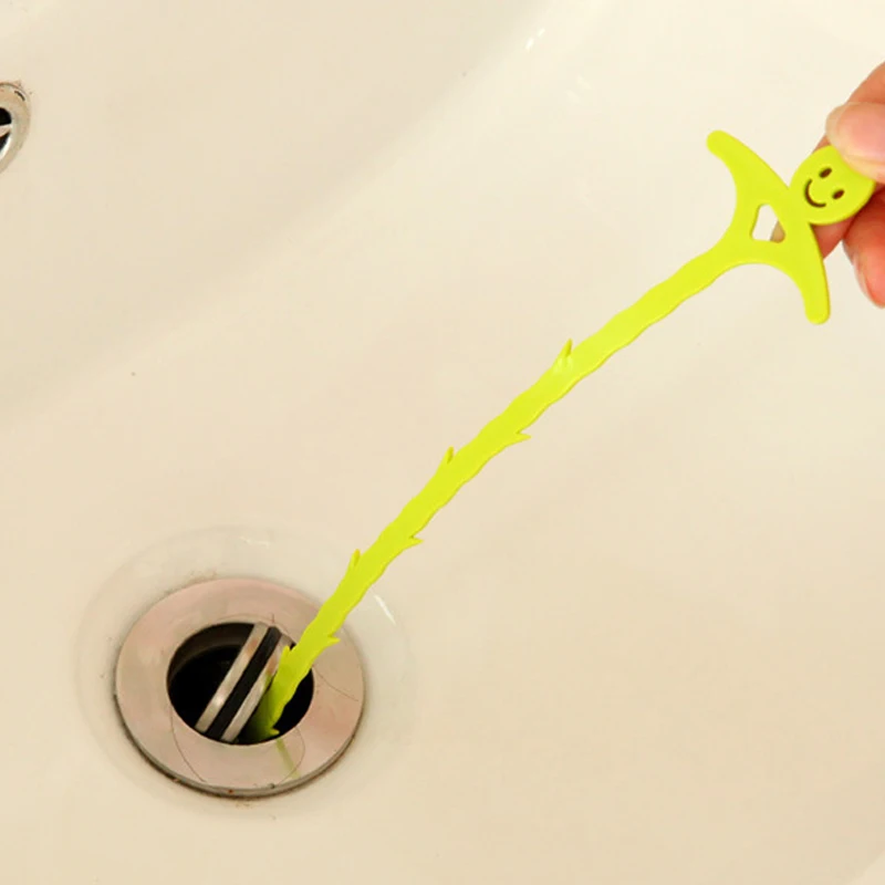 

Kitchen Bathroom Sink Pipe Drain Cleaner Pipeline Hair Cleaning Removal Shower Toilet Sewer Clog Long Line Plastic Hook Dropship