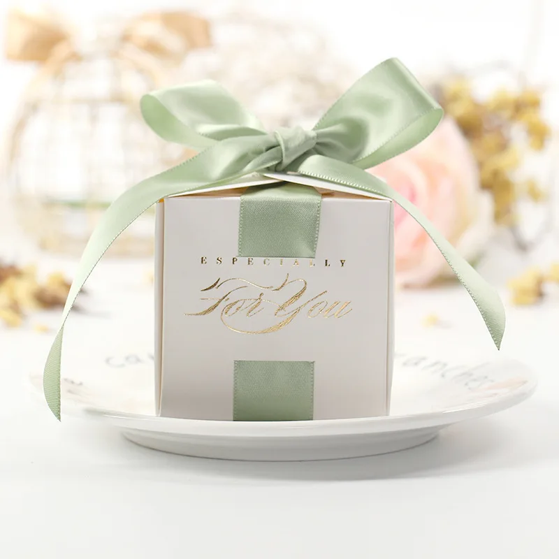 

Souvenirs Gift Box Wedding Favors Gift Box With Ribbon Candy Boxes For Christening Baby Shower Birthday Event Party Supplies