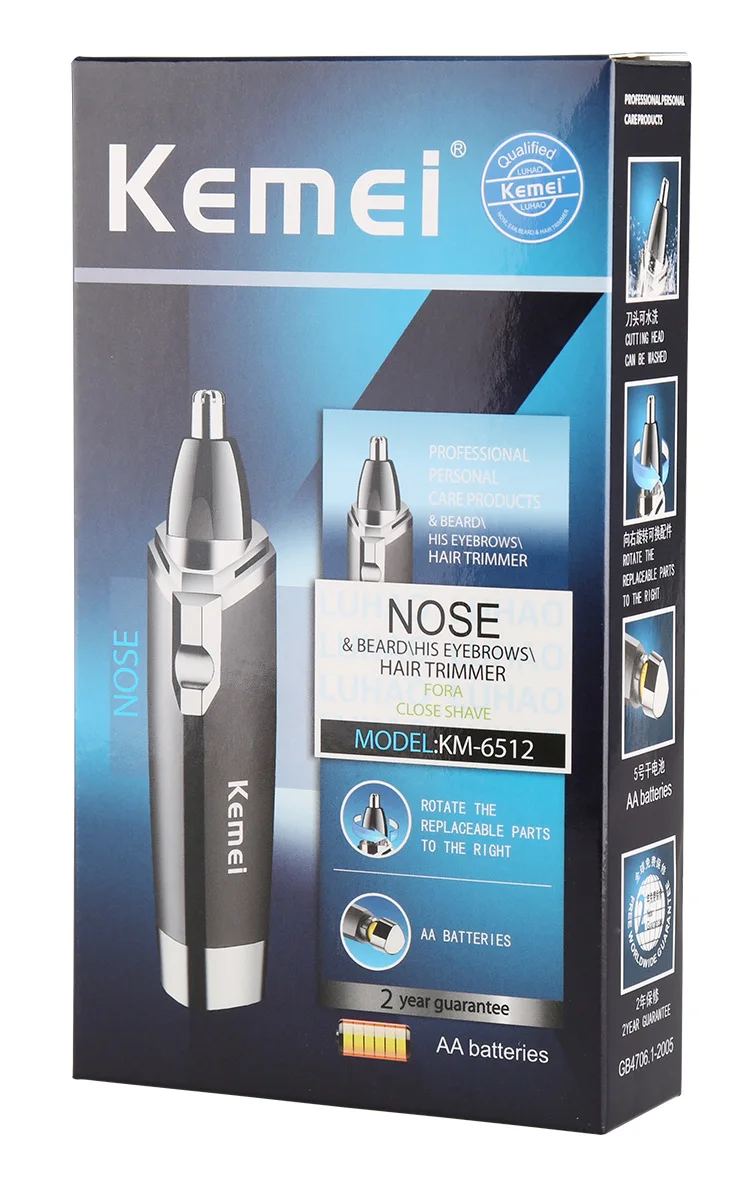 

Kemei Nose Hair Trimmer Nasal Wool Implement Nose Hair Cut Washed Trimmer Clipper And Hair Razor Epilator Remover Nose Hai