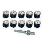 10 шт. откидные колеса + 1 шт. Аксессуары Dremel зернистость 240 шлифовальный диск откидной шлифовальный инструмент шлифовальная щетка шлифовальный инструмент 10x10x3 мм