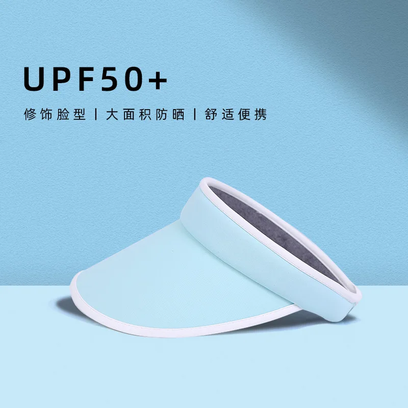 2021 Summer New Arrival HOT Lady Cycling Sun Cap Super Good Quality Women Outdoors Face Protect UPF50+ Empty Top Baseball Cap