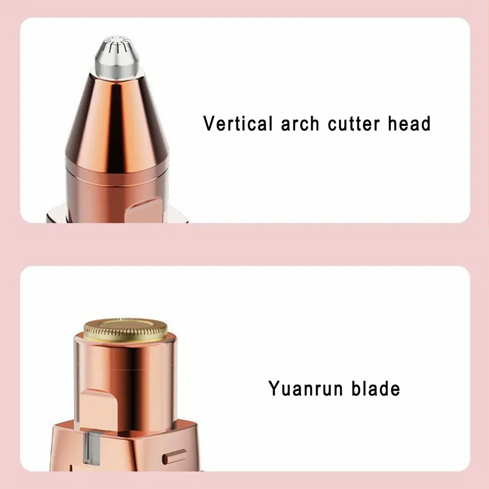 

Protable Mini Electric Eyebrow Trimmer Lip Face Hair Razor Epilator Pen USB Rechargable Hair Remover Eyebrow Shaver