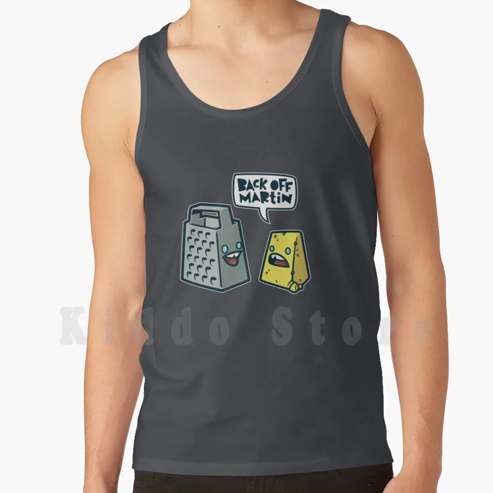 

Майка-жилет из 100% хлопка с надписью Love Simon Cheese Grater Hammo