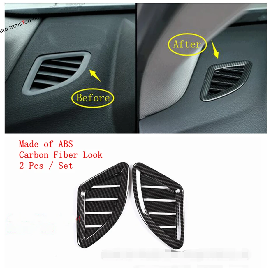 

Carbon Fiber Look Interior For BMW X2 F39 2018 - 2020 Dashboard Air AC Panel Door Handle Bowl Speaker Cover Trim Accessories