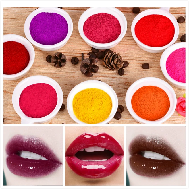 

10g Long Lasting Pigment Powder for Lip Gloss DIY Mineral Lipstick Blush Eyeshadow Handmade Cosmetic Lip Gloss Base Partner