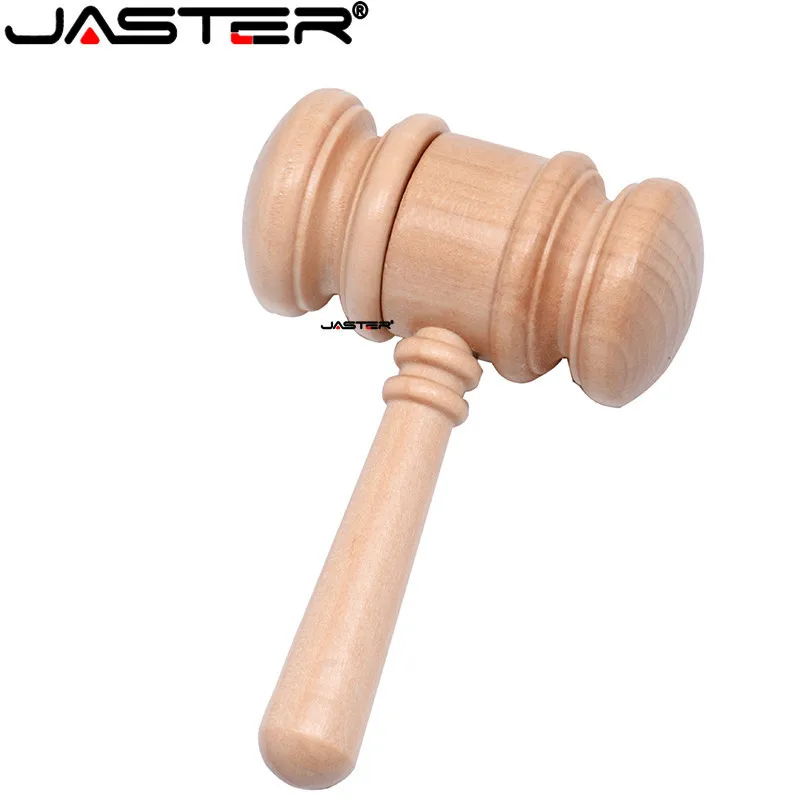 Флэш накопитель JASTER в стиле судьи из древесины клена 4 ГБ 8 16 32 usb 2 0 флеш Подарочная