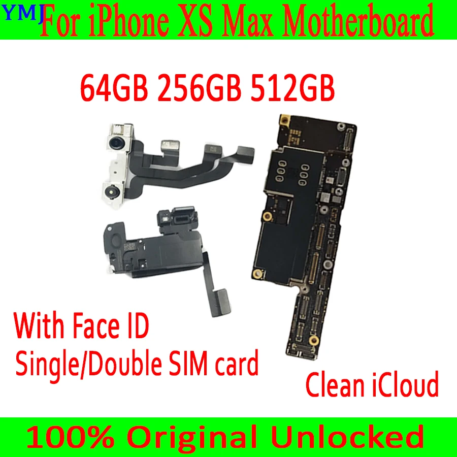 Материнская плата для iPhone XS Max с распознаванием лица Заводская логическая