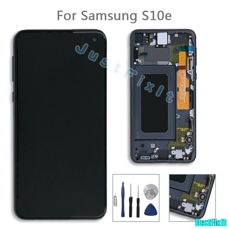 Оригинальный 100% для SAMSUNG Galaxy S10E S10 G9730 дисплей + Plus G9750 сенсорный экран дигитайзер