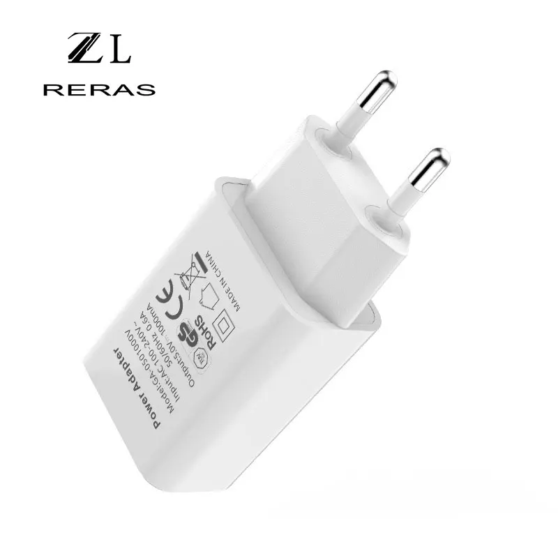 5V1A Европейское зарядное устройство для мобильного телефона европейская