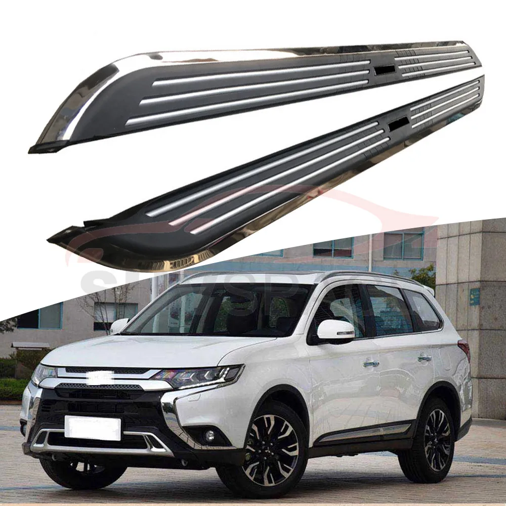 Боковой Шаг подходит для Mitsubishi Outlander 2016 2020 Беговая доска nerf bar 2 шт. Левая Правая