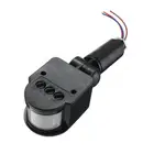 2x12 м PIR RF светодиодный Автоматическая Безопасность Инфракрасный датчик движения Детектор DC12V BLK