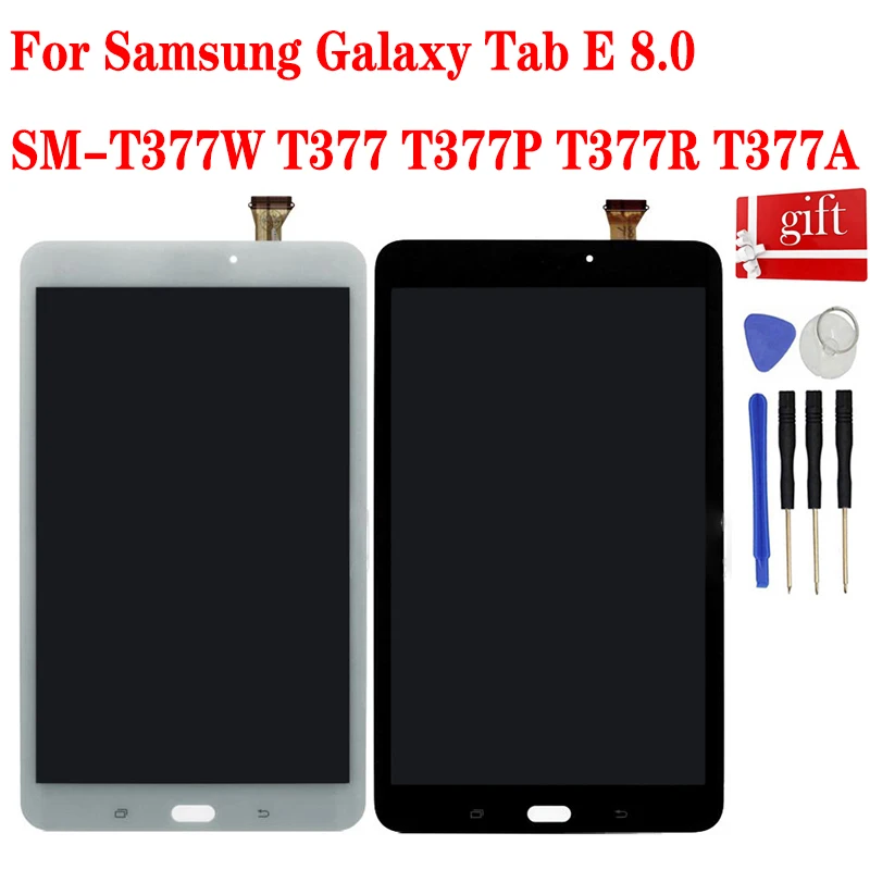 

For Samsung Galaxy Tab E 8.0 SM-T377W T377 T377P T377R T377A LCD Display Matrix Panel Touch Screen Digitizer Sensor Assembly