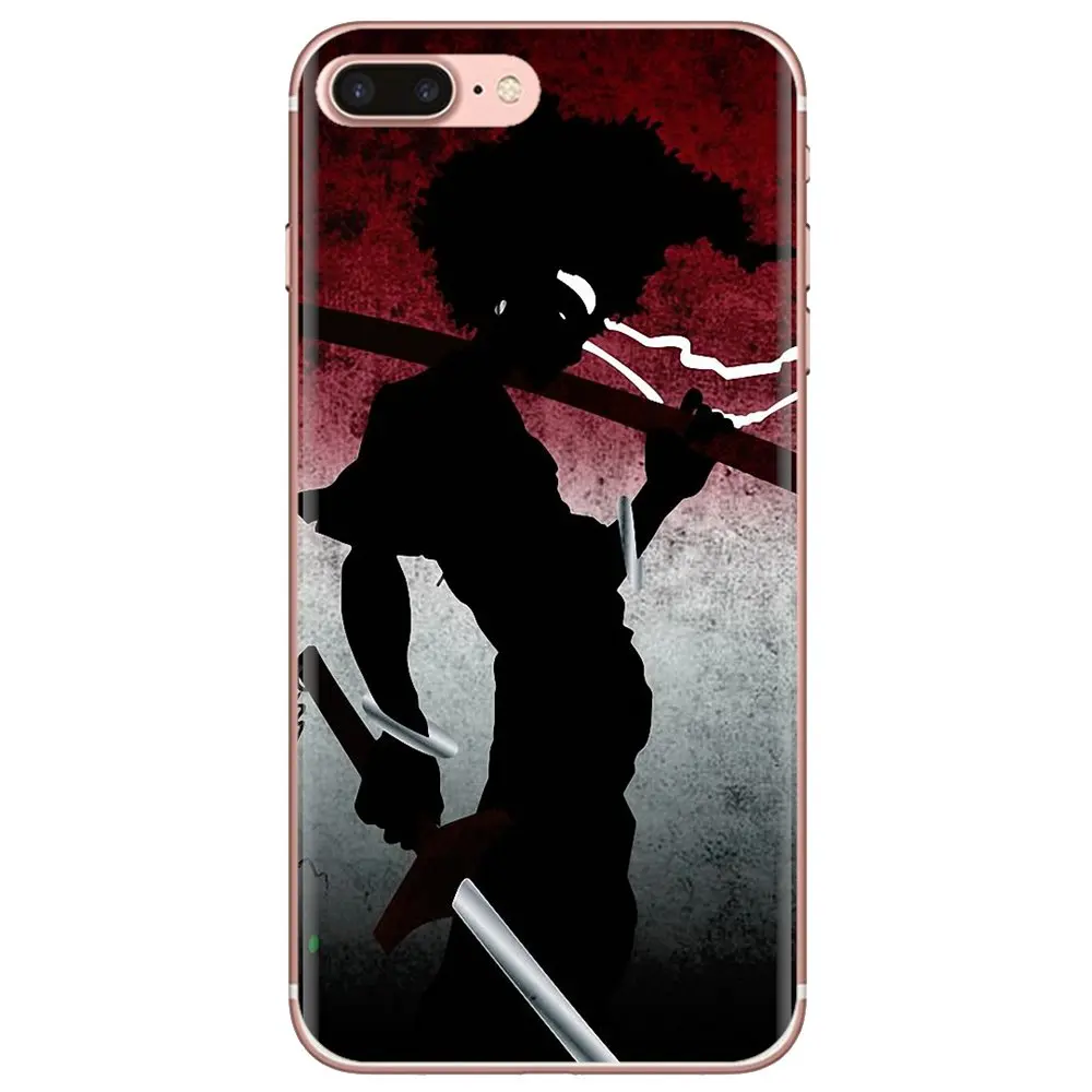 For Sony Xperia XA Z Z1 Z2 Z3 Z5 XZ1 XZ2 compact M2 M4 M5 C4 C6 E3 T3 L2 Afro Samurai Manga Anime Cartoon Ninja Silicone Housing | Мобильные