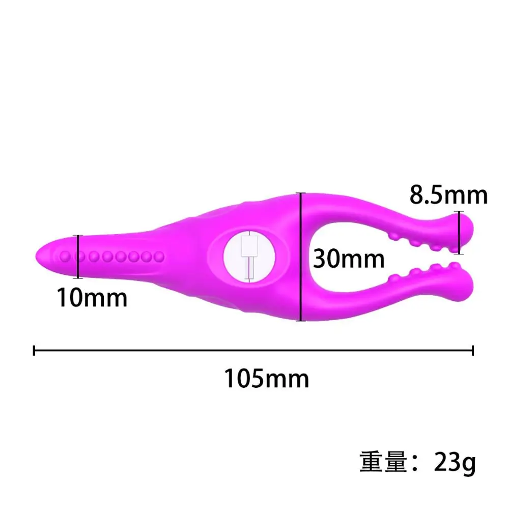 Секс точки G Стимуляция клитора вибрирующий зажим для сосков фаллоимитатор