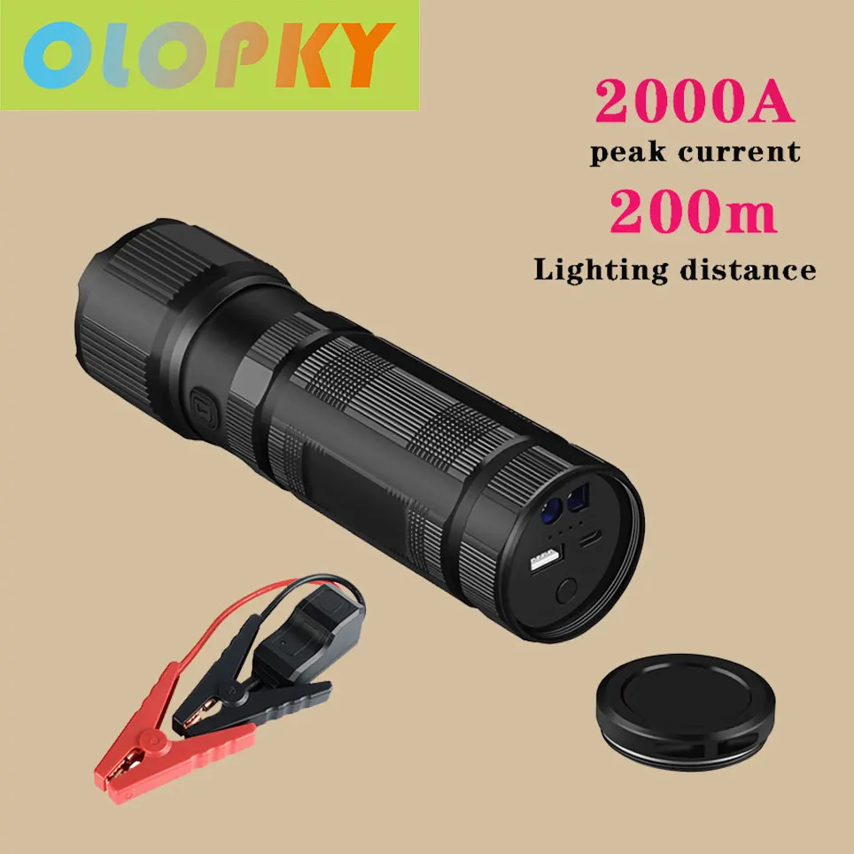 

2021 12V trip starter, 28000mah, portable battery charger, diesel vehicle starter