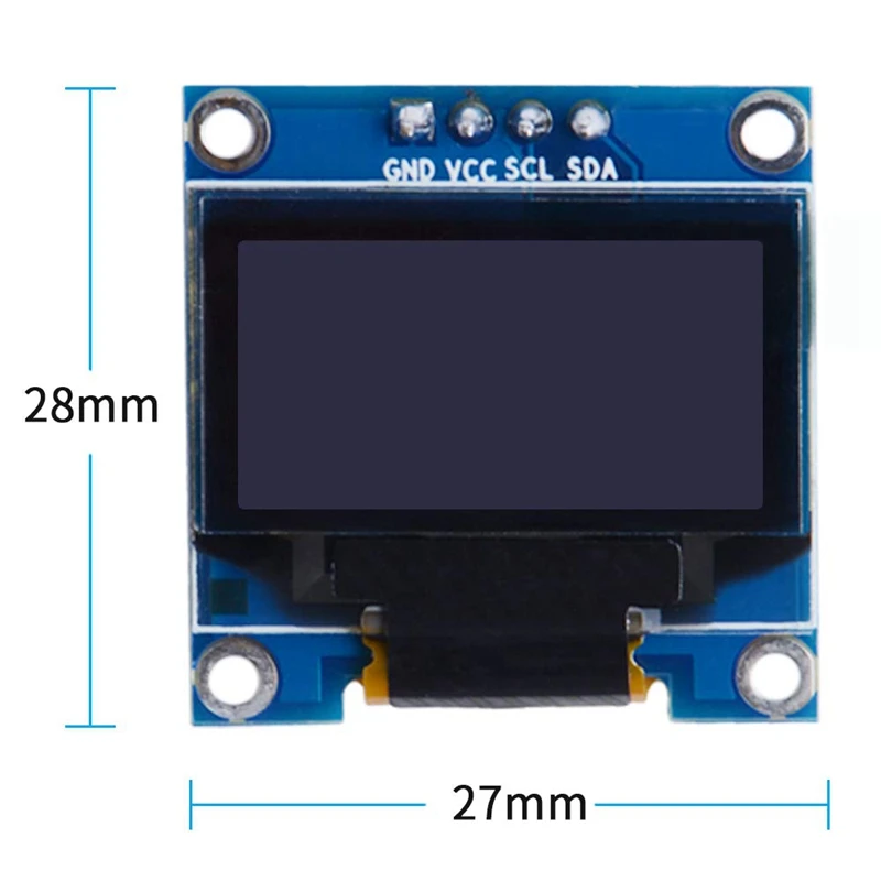 Лучшие предложения 5 упаковок 3 5-дюймовый OLED-модуль 0 96 128X64 белый SSD1306 драйвер IIC