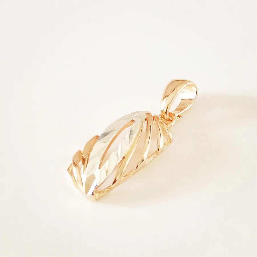 Женская подвеска из розового золота 585 пробы модные спортивные женские подвески