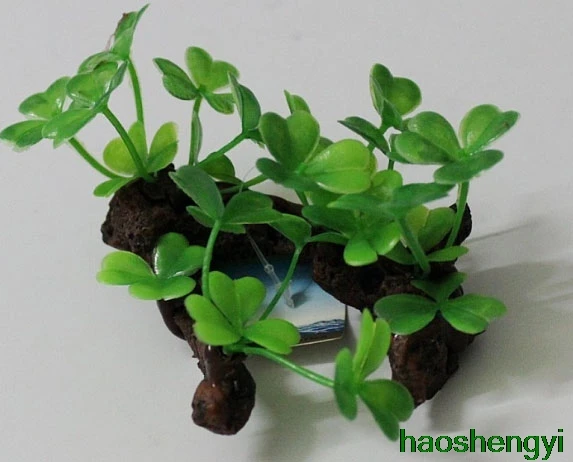 Искусственное растение для украшения аквариума шелковые листья | Дом и сад