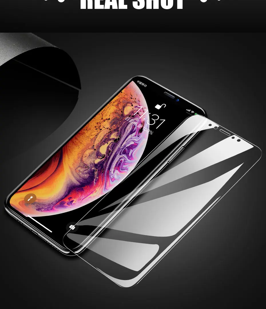 3 шт. 40D Защита экрана для iPhone 11 6 6 S 7 8 Plus X XS на iPhone XR XS 11 Pro Max мягкая защитная пленка не стекло