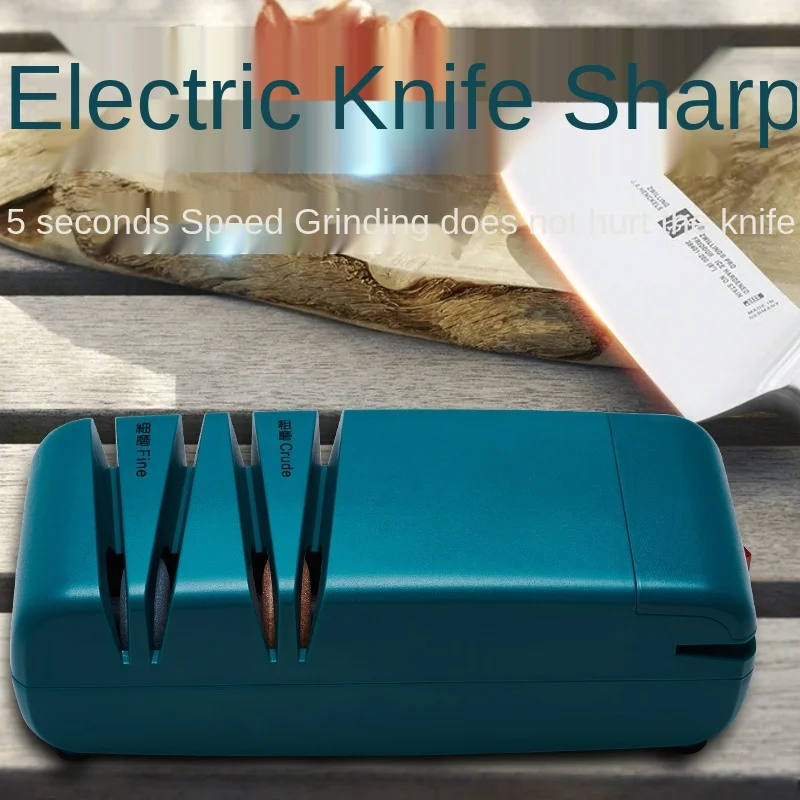 

Профессиональная точилка для ножей, Многофункциональный Электрический точильный камень, точилка для кухонных ножей и ножниц, каменные шли...