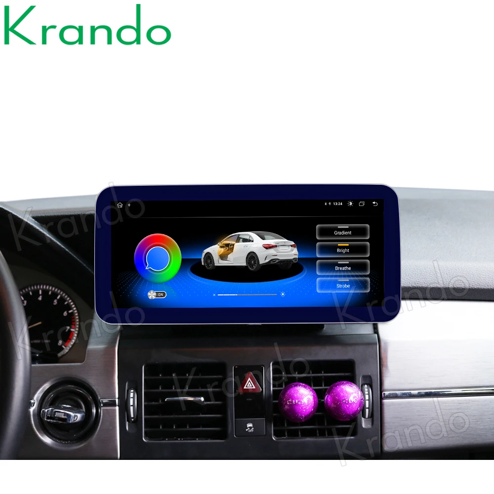 Автомобильный радиоприемник Krando Android 10 0 25 дюйма dvd-навигация для BENZ GLK 2008-2016
