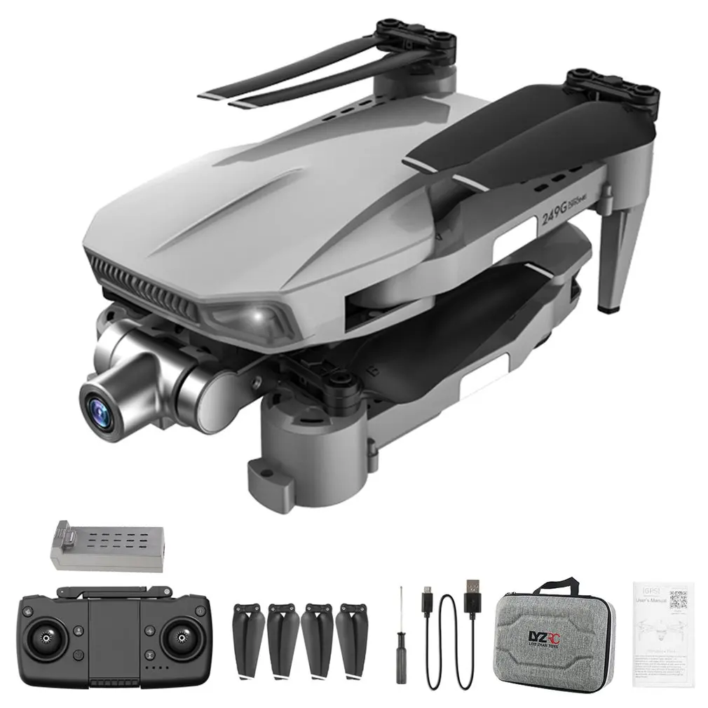 

L106 Pro GPS Дрон 5G Wi-Fi Fpv 4K HD двойной Камера 2 карданный стабилизатор для аэрофотосъемки складной Квадрокоптер Радиоуправляемый Дрон расстояние ...