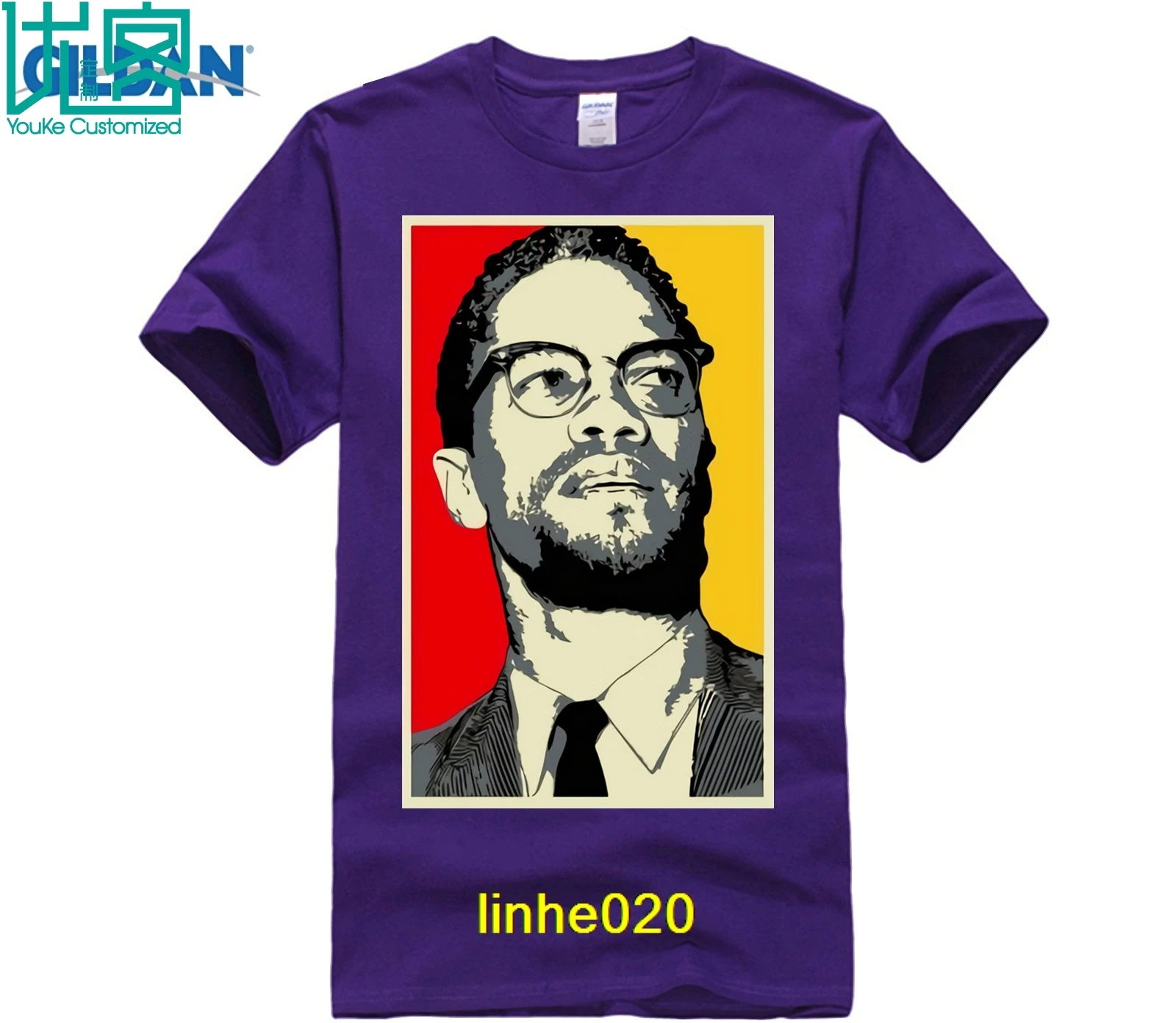 Летняя футболка с короткими рукавами надписью Remember the hero The theme Malcolm X Seek a