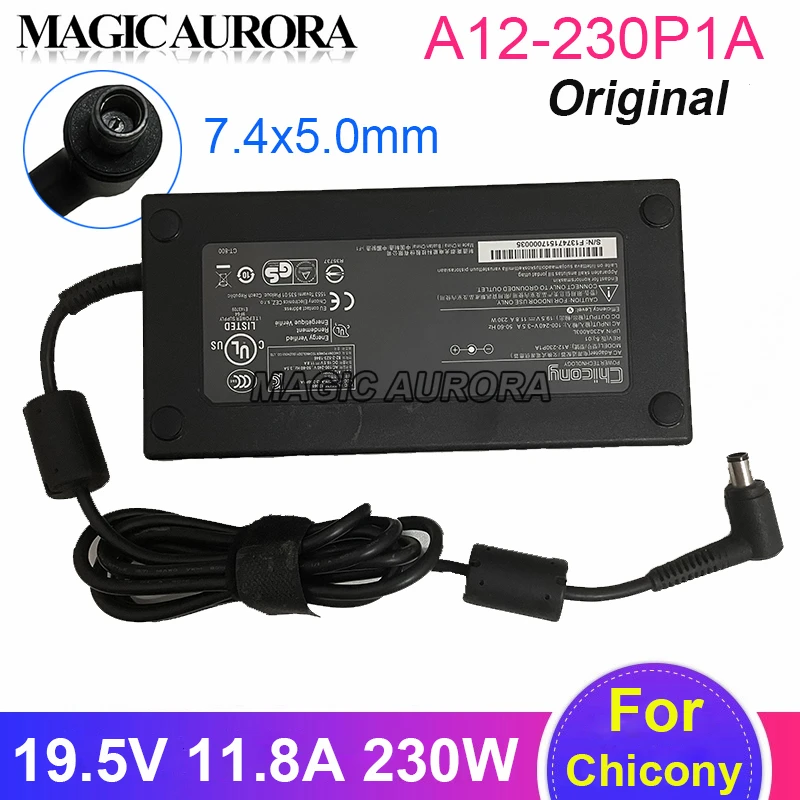 Оригинальный A12 230P1A ADP 230EB T ноутбук адаптер переменного тока зарядное устройство