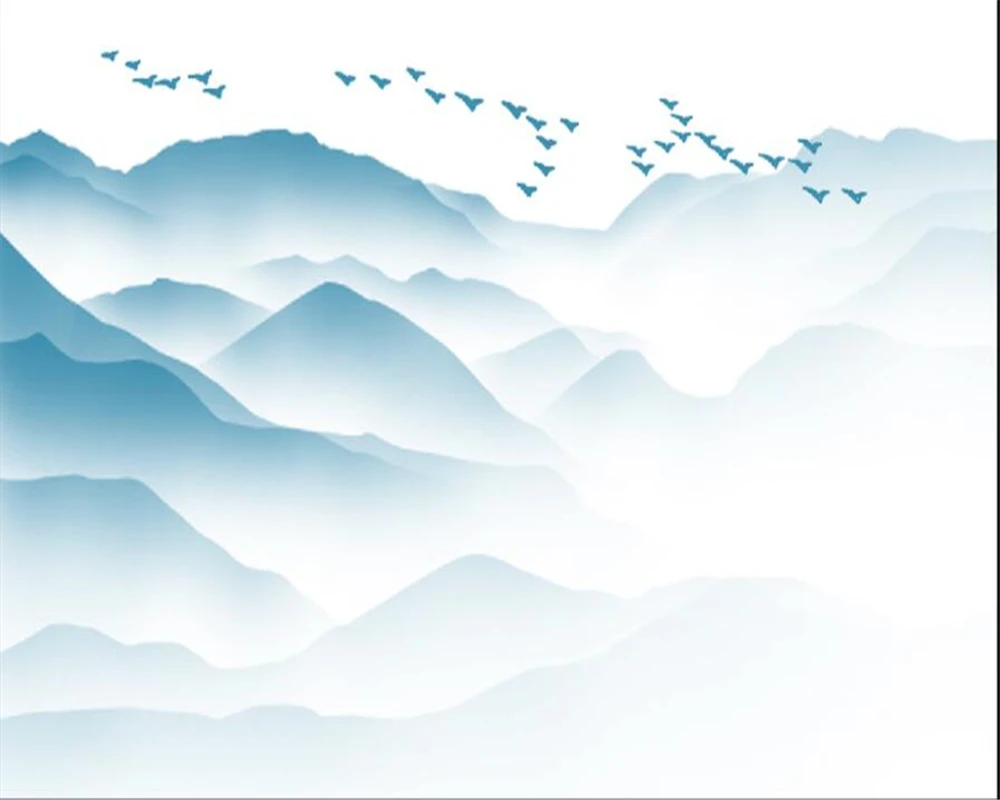 Большие пользовательские обои beibehang Новая китайская художественная концепция |