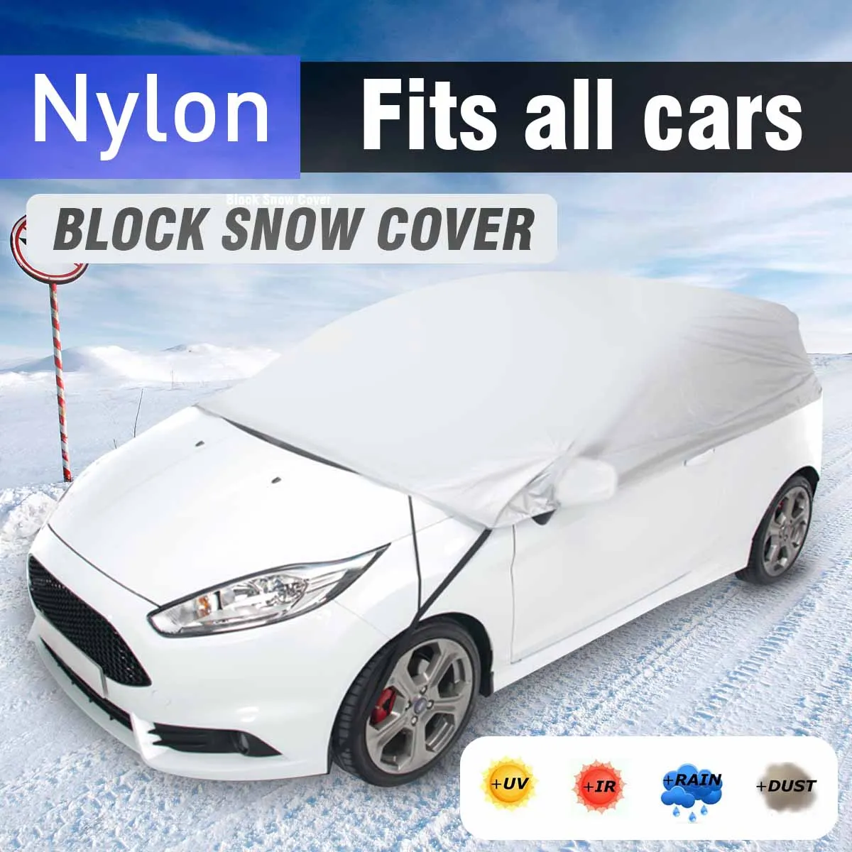 Универсальный автомобильный чехол для снега Солнцезащитный защита от и льда