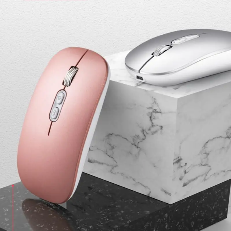

USB Optical 2.4G Wireless Computer Mouse For Laptop PC Bluetooth-compatible Super Silent Dual Mode Rechargeable Ergonomic Mouse