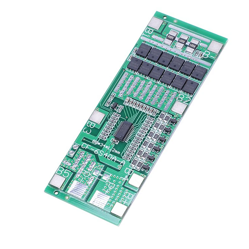 

24V 6S 20A 40A 18650 Li-Ion Battery Protect Solar Illumination Board Balanced
