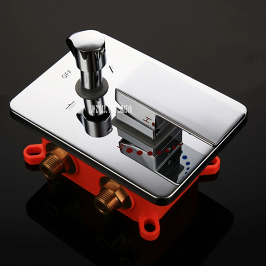 

22268 бытовой Отель Медь Круглый встроенный ящик скрытый душ смешивания холодной и горячей воды переключатель вкл-клапан контроллер