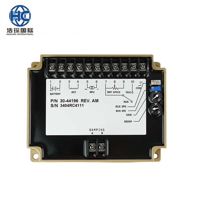 

High Quality Generator Controller Speed Control Unit 3044196 Electronic Governor Module 30-44196 for Diesel Engine Hot Sale