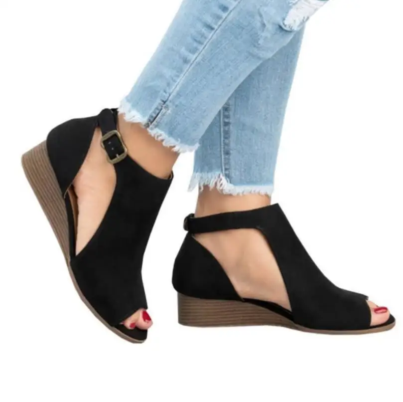 2019 г. Новые модели летней женской обуви римская обувь женские сандалии на