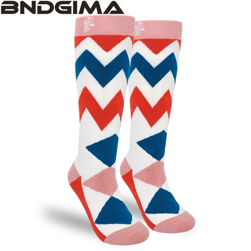 Мужские/женские зимние лыжные спортивные носки Bndgima теплые длинные для лыж