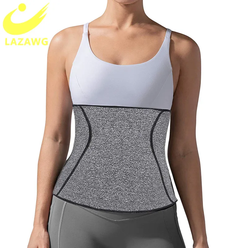 

LAZAWG Women Waist Trainer Neoprene Body Shapers Belts for Back Support Weight Loss Sweat Enhancer Sauna Slimming Modeling Strap
