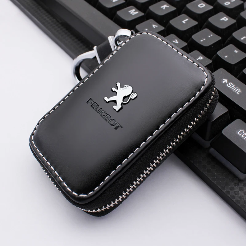 

Car Interior Key Bag Auto Key Case Wallet for Peugeot 3008 207 208 206 508 308 Expert Rifter 2008 108 408 4008 5008 Accessories