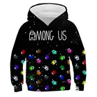 Худи с мультяшным принтом для маленьких мальчиков из США, осенняя Толстовка с длинным рукавом, детская одежда Impostor для мальчиков, хлопковые топы 4-14 лет