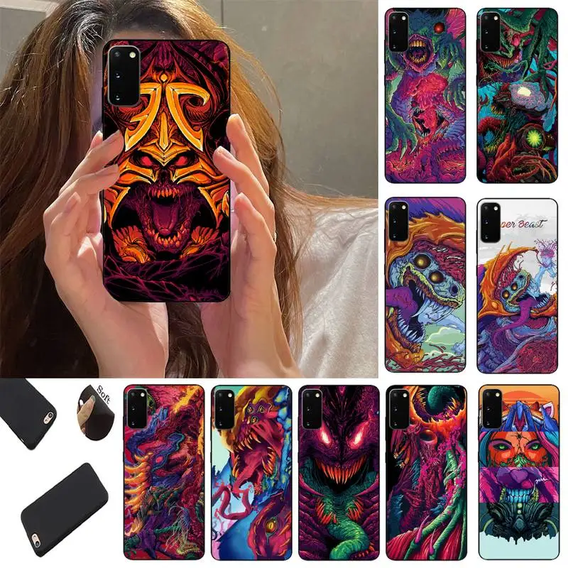 

Hyper Beast Art Phone Case Fundas Shell Cover For Samsung S10 S20 Fe Lite S21 S30 ULTRA Plus 5G