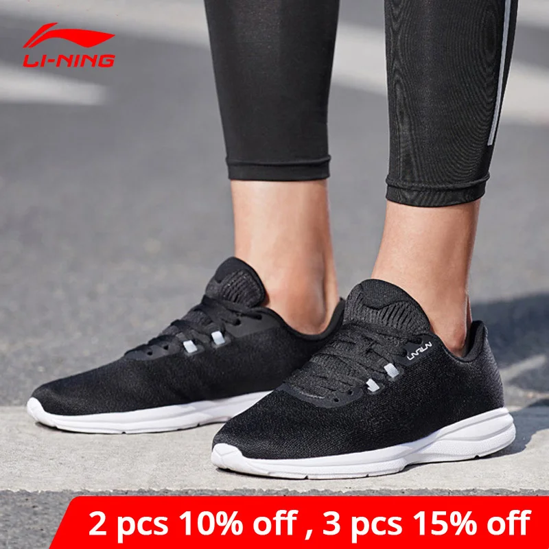 Мужская Базовая беговая Обувь Li Ning дышащая Спортивная обувь для фитнеса с