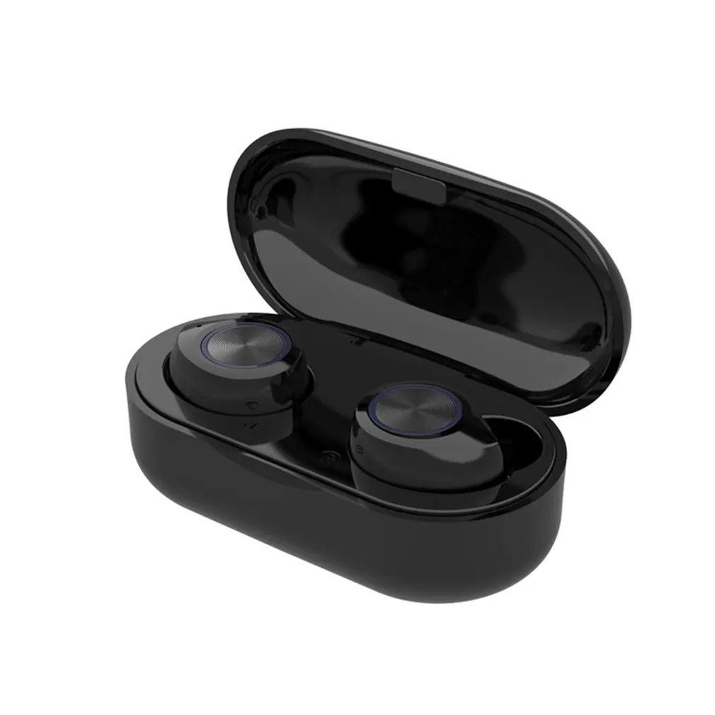

TWS Bluetooth-совместимые наушники 5,0, беспроводные наушники, стереогарнитура, спортивные наушники-вкладыши с микрофоном и зарядным устройством ...