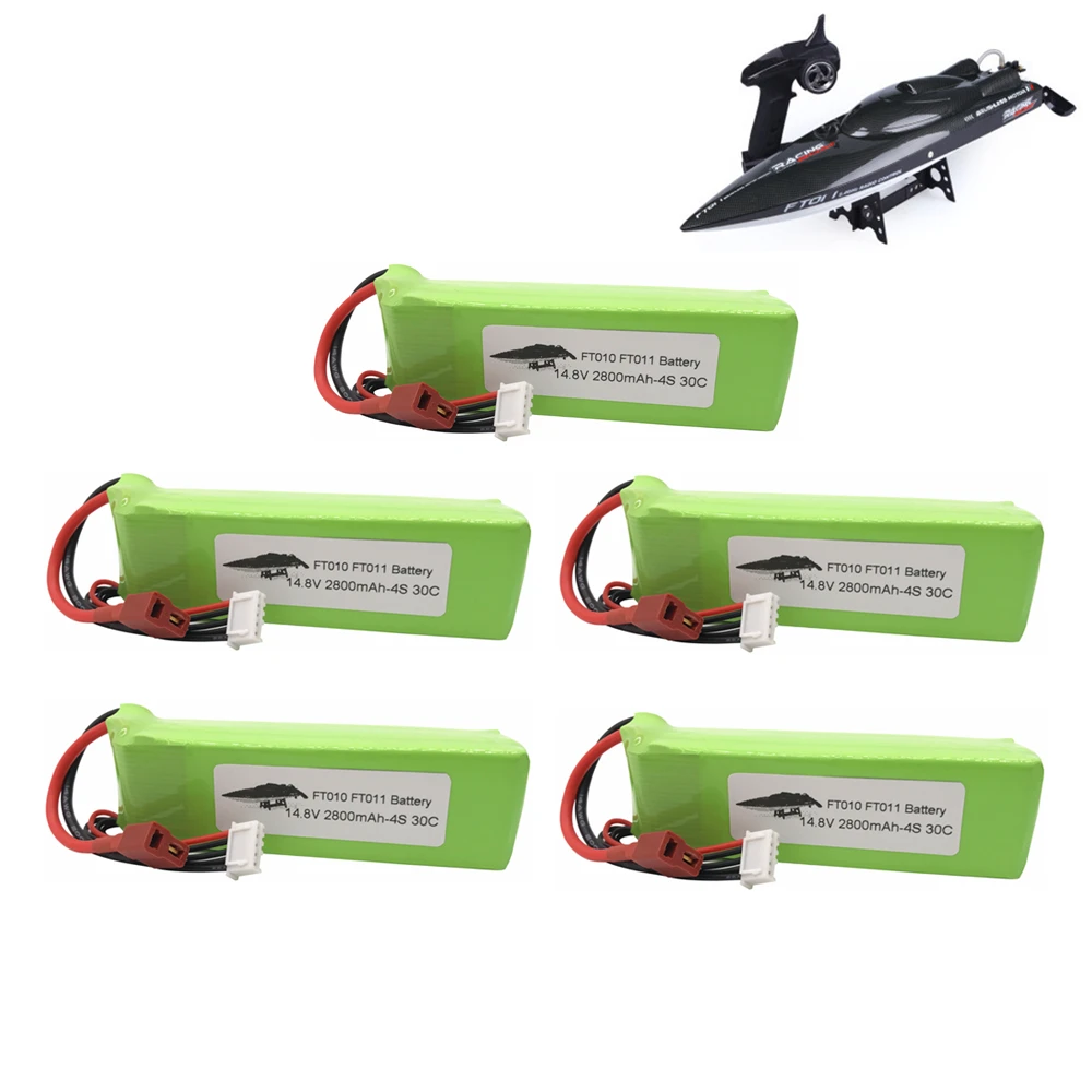 

Lipo Battery for FT010 FT011 RC boat RC Helicopter Airplanes Car Spare part 4s 14.8V 2800mah 30C 803496 battery 1pcs to 5pcs