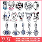 Серебряные Подвески plata из серебра 925 пробы, волшебный глаз, подвески Ловец снов, подходят для Pandora 925, оригинальный браслет и искусство сделай сам, 2021 Новинка