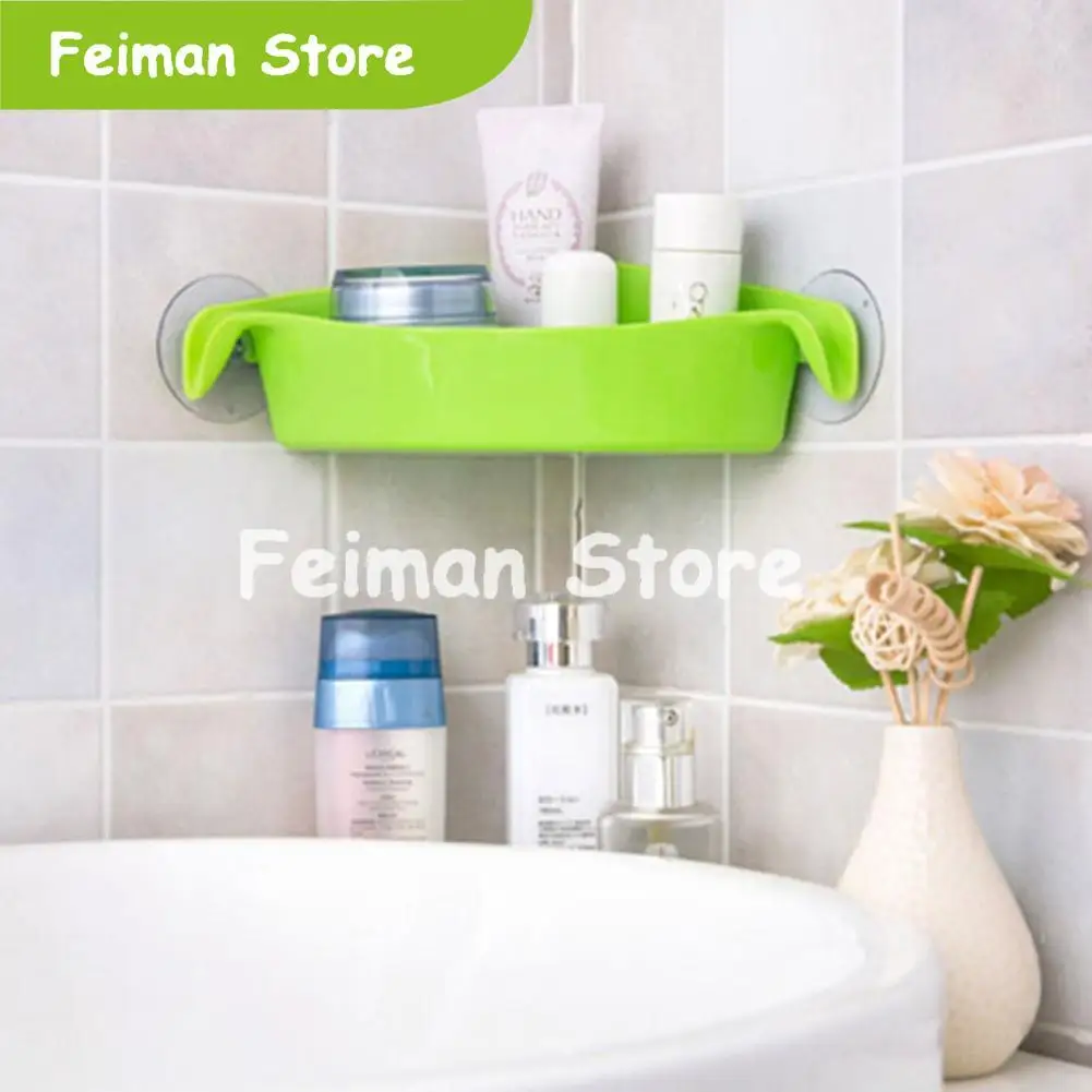 4 цвета ванная комната угловая стойка для хранения Органайзер Душ настенная